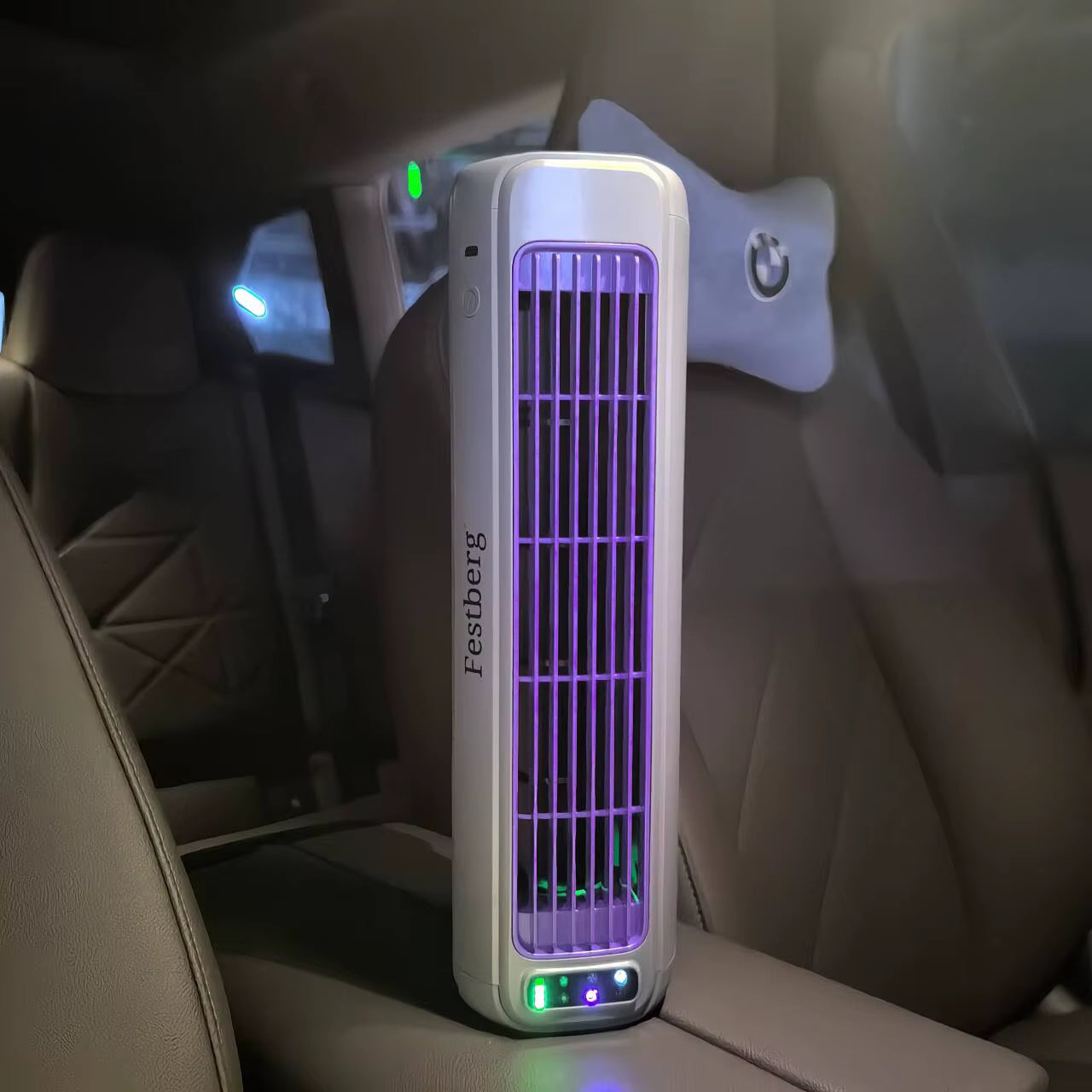 New Portable Fan - Air Circulation, Negative Ion Freshener & Ozone Eliminator - Automotive Electronics