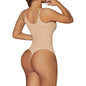 Super Sale V-Neck Spaghetti Strap Compression Bodysuit with Open Crotch - Slimming Shapewear Body Shaper